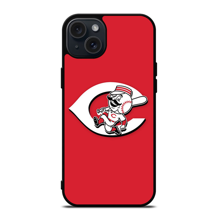 CINCINNATI REDS SYMBOL iPhone 15 Plus Case Cover