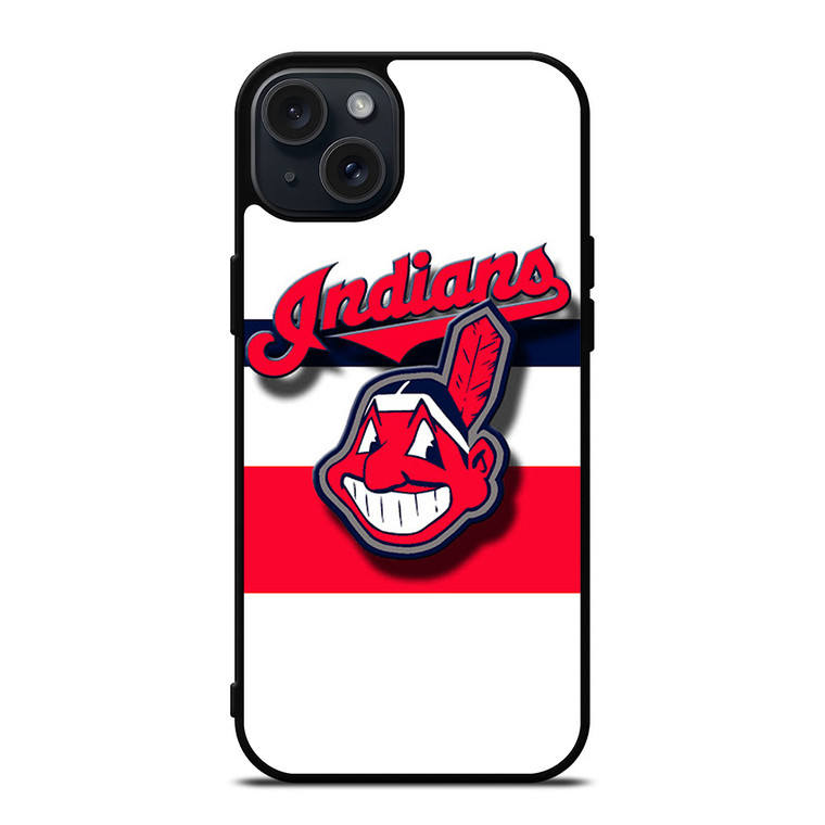 CLEVELAND INDIANS MLB iPhone 15 Plus Case Cover CLEVELAND INDIANS MLB iPhone 15 Plus Case Cover