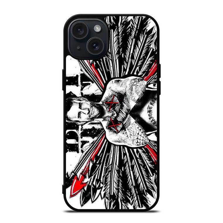 CM PUNK GLOVES ART iPhone 15 Plus Case Cover