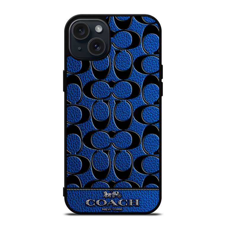 COACH NEW YORK BLUE 3 iPhone 15 Plus Case Cover