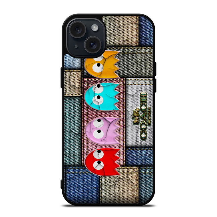COACH NEW YORK PAC MAN iPhone 15 Plus Case Cover
