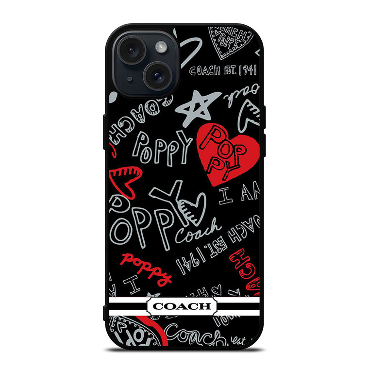 COACH NEW YORK POPPY iPhone 15 Plus Case Cover