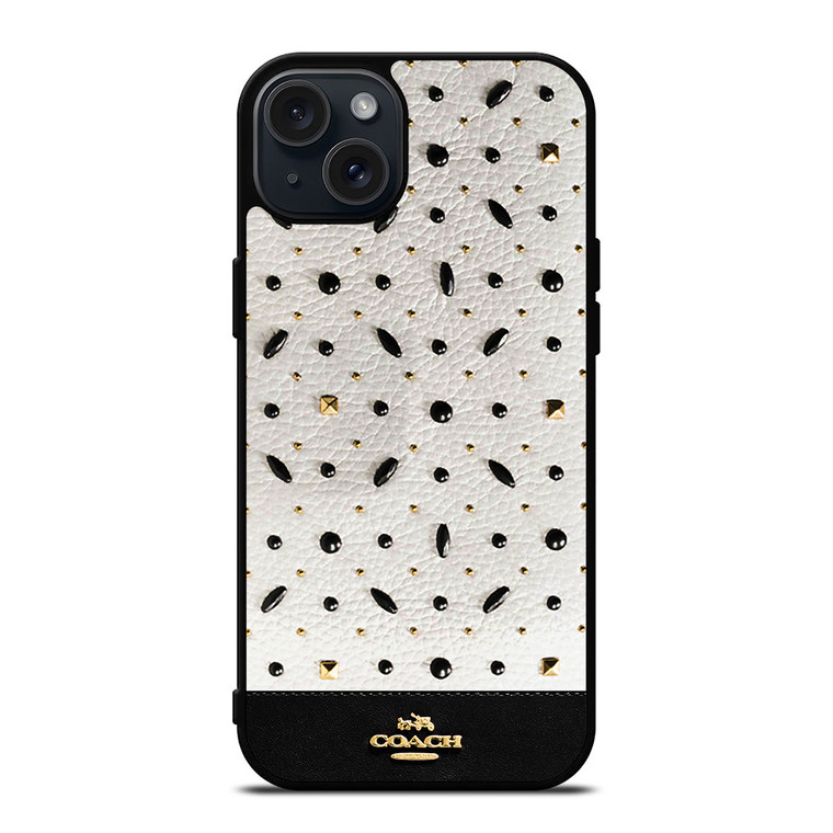 COACH NEW YORK STONE iPhone 15 Plus Case Cover