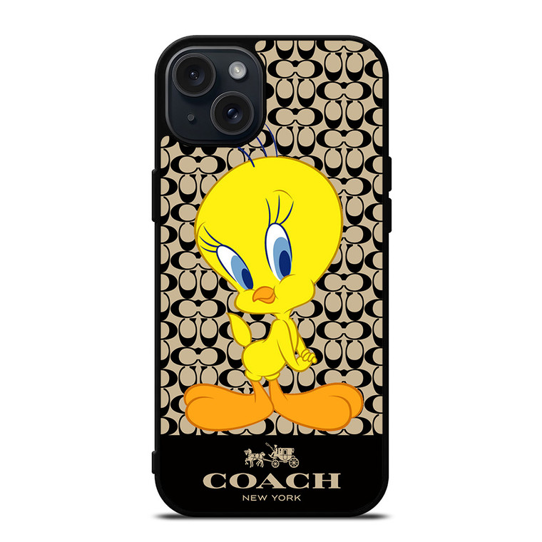 COACH NEW YORK TWEETY BIRD iPhone 15 Plus Case Cover