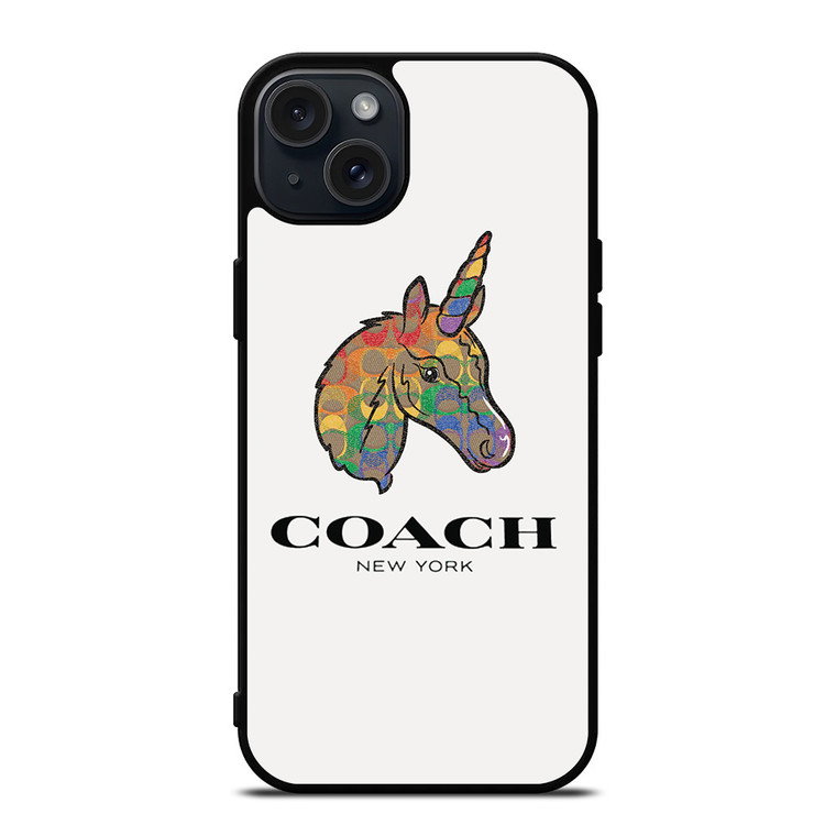 COACH NEW YORK UNICORN iPhone 15 Plus Case Cover