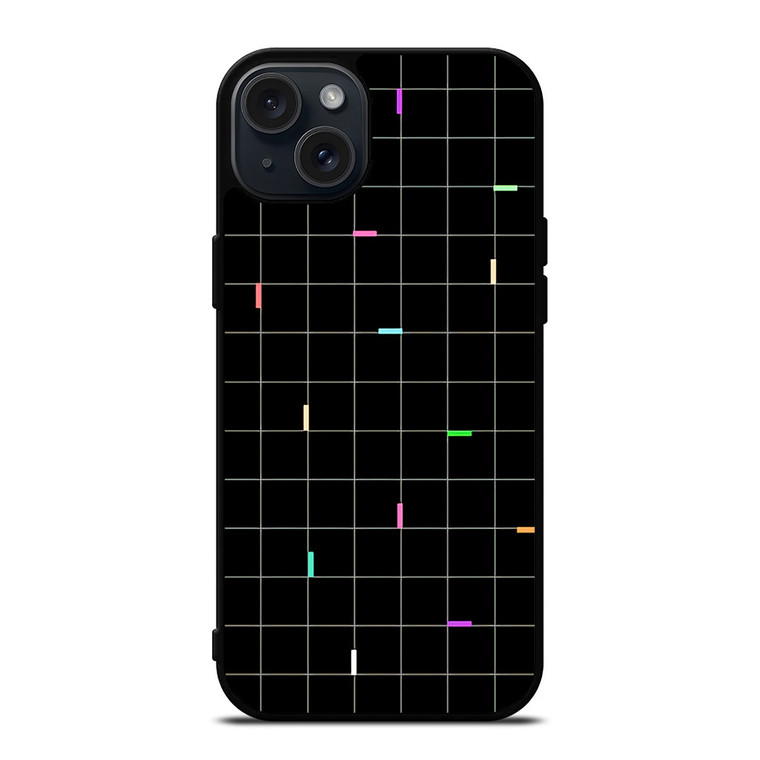 COLORED AESTHETIC GRID iPhone 15 Plus Case Cover