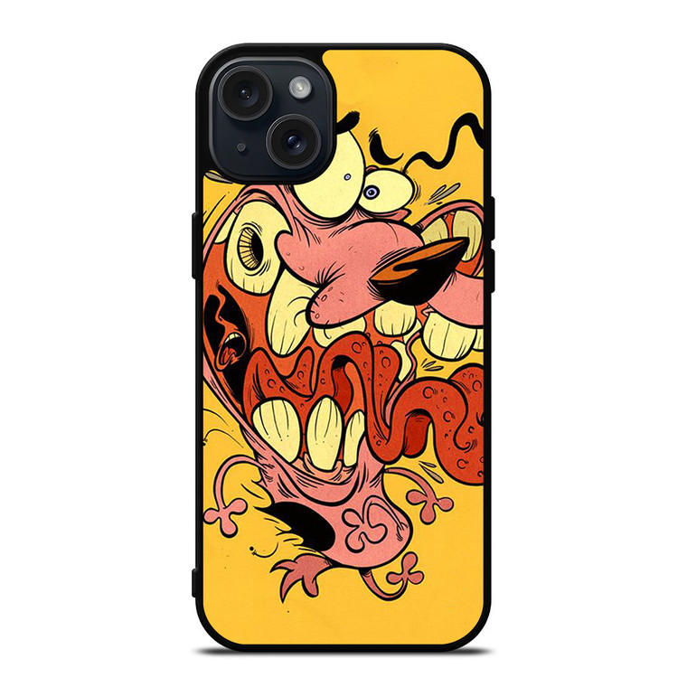 COURAGE THE COWARDY DOG CARTOON iPhone 15 Plus Case Cover