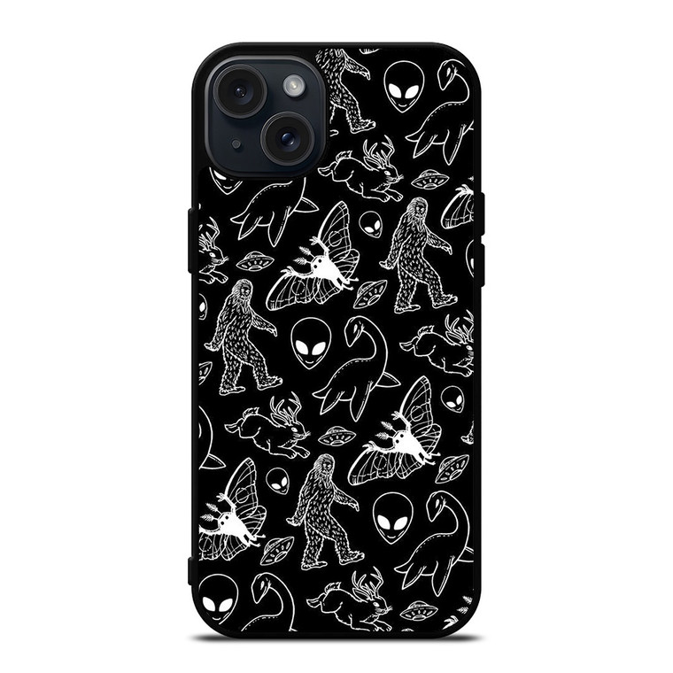 CRYPTID LINE PATTERN iPhone 15 Plus Case Cover