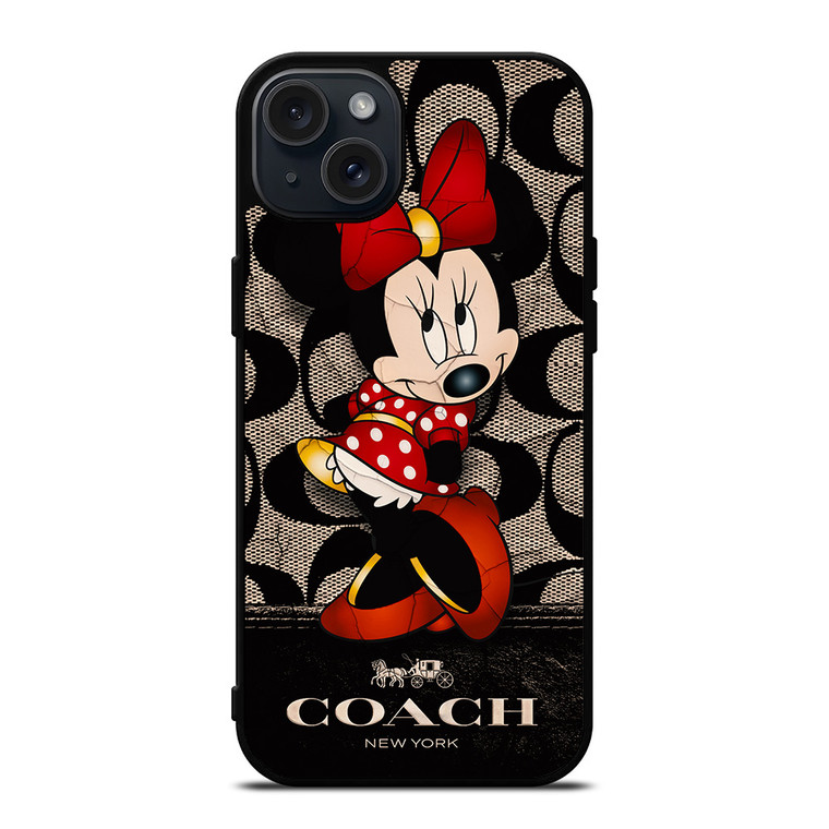 CUTE COACH MINNIE MOUSE iPhone 15 Plus Case Cover
