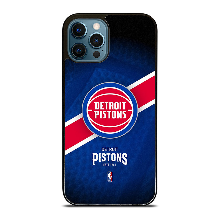 DETROIT PISTONS NBA TEAM iPhone 12 Pro Max Case Cover