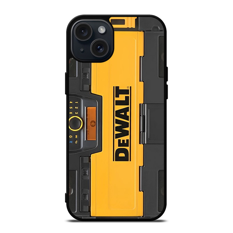 DEWALT TOOL LOGO ICON BLUETOOTH RADIO iPhone 15 Plus Case Cover