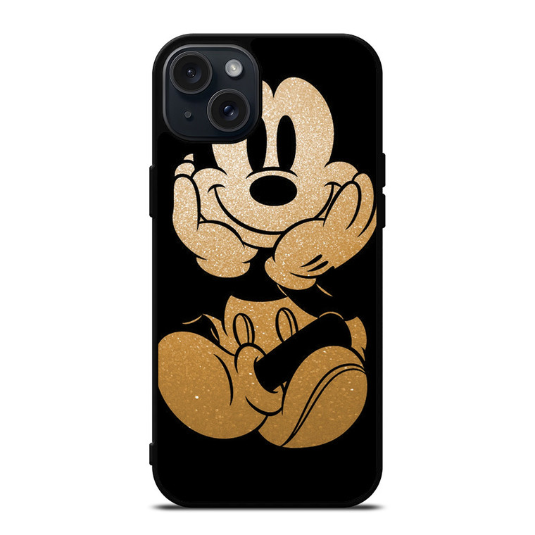 DISNEY MICKEY MOUSE GOLD iPhone 15 Plus Case Cover