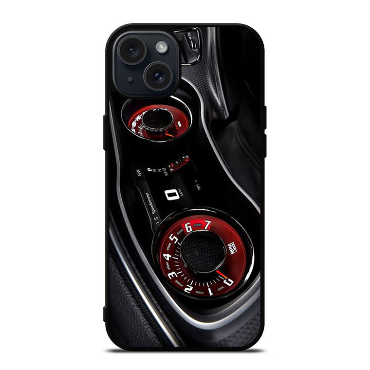 DODGE CHALLENGER SPEEDOMETER iPhone 15 Plus Case Cover