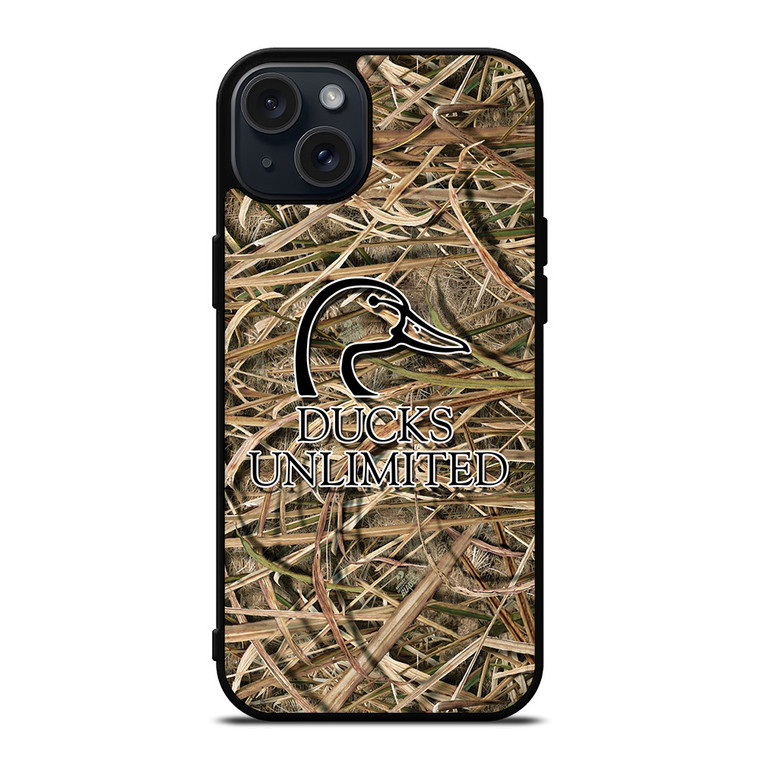 DUCKS UNLIMITED CAMO LOGO iPhone 15 Plus Case Cover