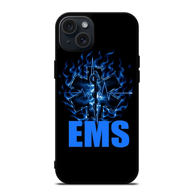 EMT EMS MEDICAL SYMBOL iPhone 15 Plus Case Cover EMT EMS MEDICAL SYMBOL iPhone 15 Plus Case Cover