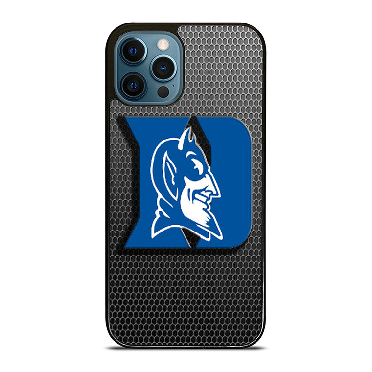 DUKE BLUE DEVILS METAL LOGO iPhone 12 Pro Max Case Cover
