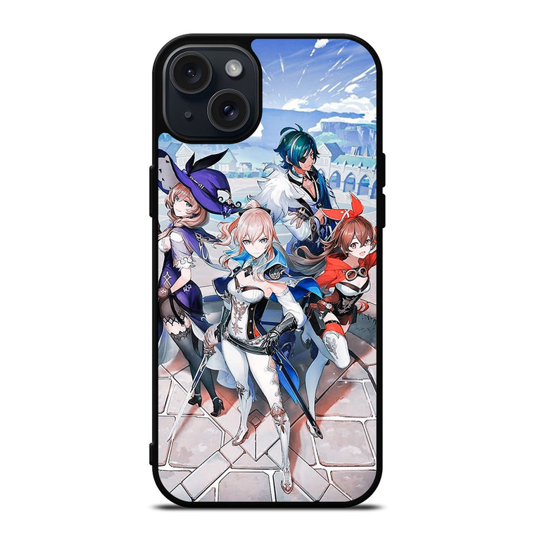 GAME CHARACTERS OF GENSHIN IMPACT iPhone 15 Plus Case Cover
