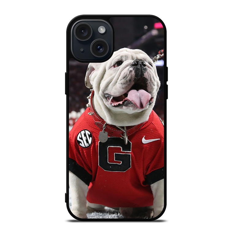GEORGIA BULLDOGS NFL MASCOT iPhone 15 Plus Case Cover