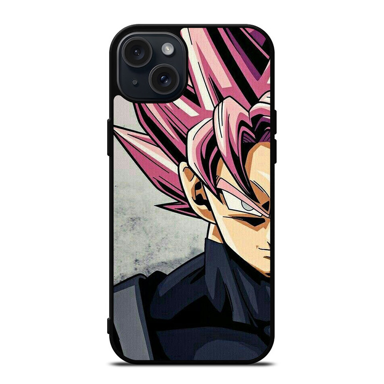 GOKU SAIYAN ROSE DRAGON BALL iPhone 15 Plus Case Cover