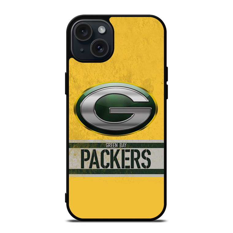 GREEN BAY PACKERS LOGO FOOTBALL iPhone 15 Plus Case Cover