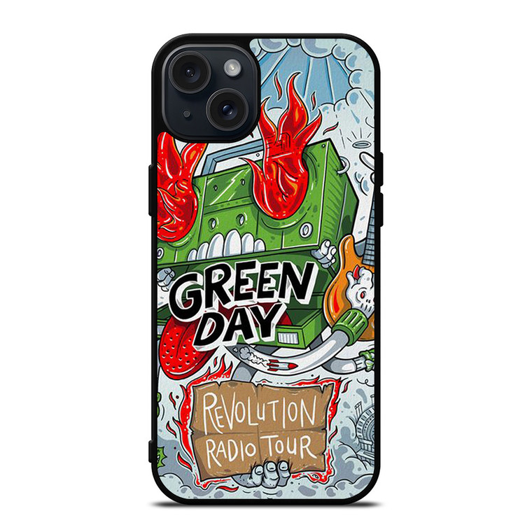 GREEN DAY BAND REVOLUTION RADIO TOUR iPhone 15 Plus Case Cover