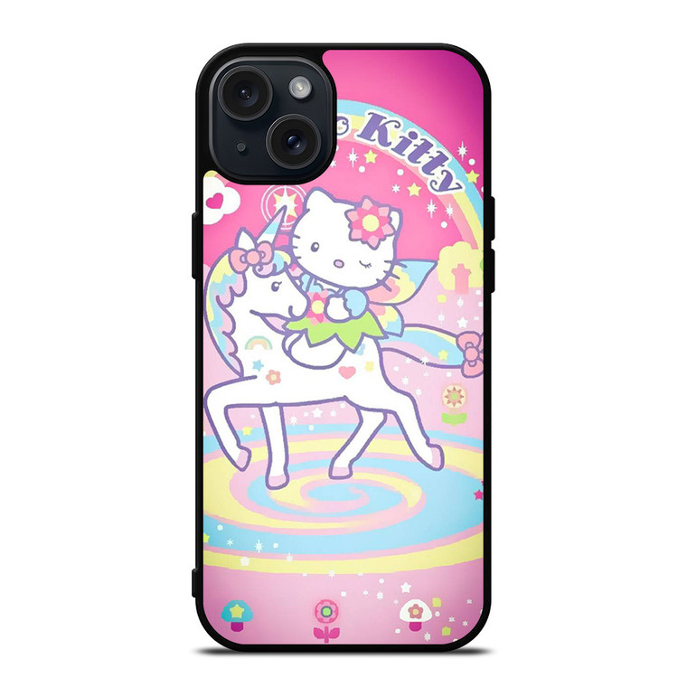 HELLO KITTY UNICORN CUT iPhone 15 Plus Case Cover