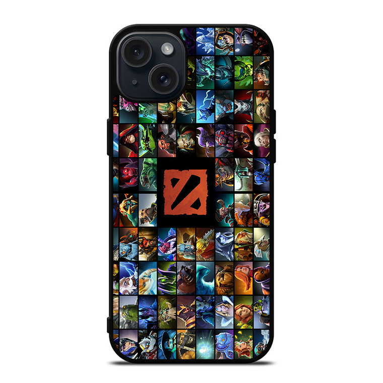 HEROES DOTA 2 COLLAGE iPhone 15 Plus Case Cover HEROES DOTA 2 COLLAGE iPhone 15 Plus Case Cover