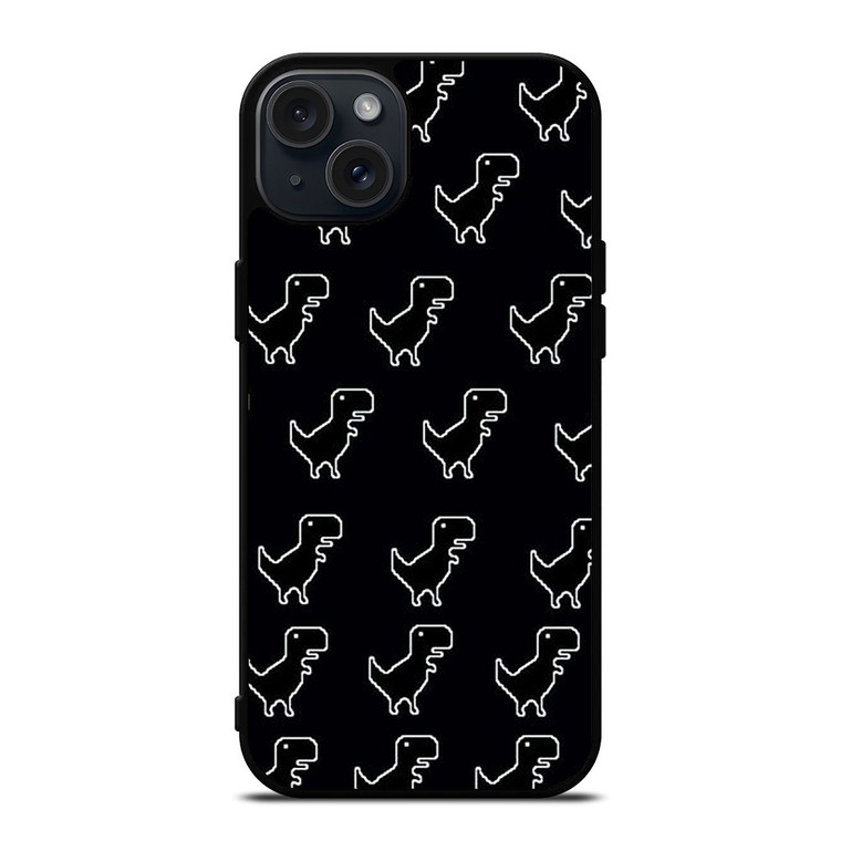 INTERNET ERROR DINOSAUR PATTERN iPhone 15 Plus Case Cover