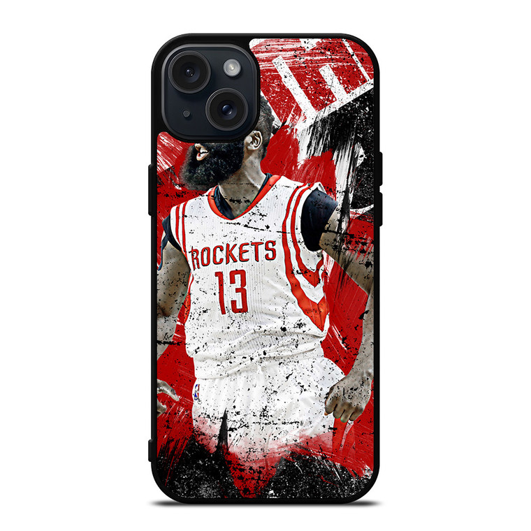 JAMES HARDEN ROCKETS ART iPhone 15 Plus Case Cover