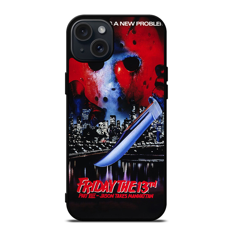 JASON FRIDAY THE 13TH HORROR MOVIE iPhone 15 Plus Case Cover