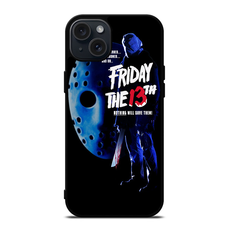 JASON FRIDAY THE 13TH POSTER iPhone 15 Plus Case Cover