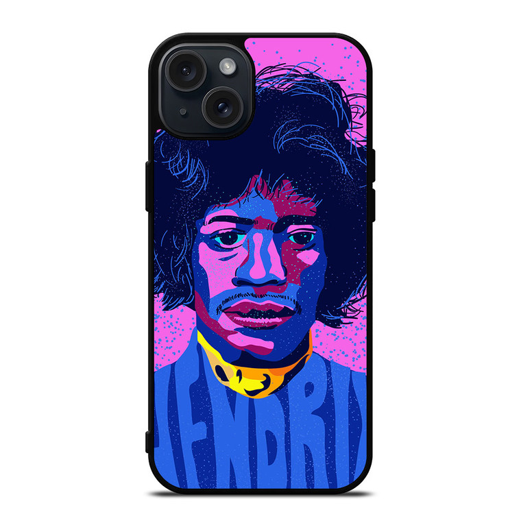 JIMI HENDRIX GUITAR LEGEND ART iPhone 15 Plus Case Cover