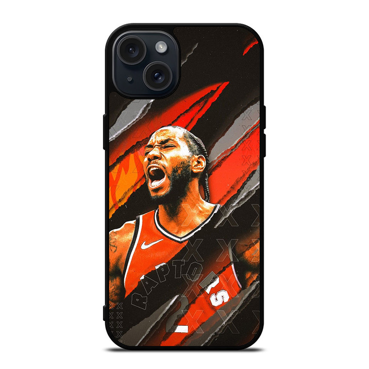 KAWHI LEONARD TORONTO RAPTORS NBA iPhone 15 Plus Case Cover