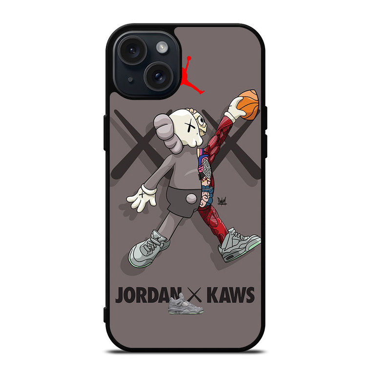 KAWS AIR JORDAN iPhone 15 Plus Case Cover