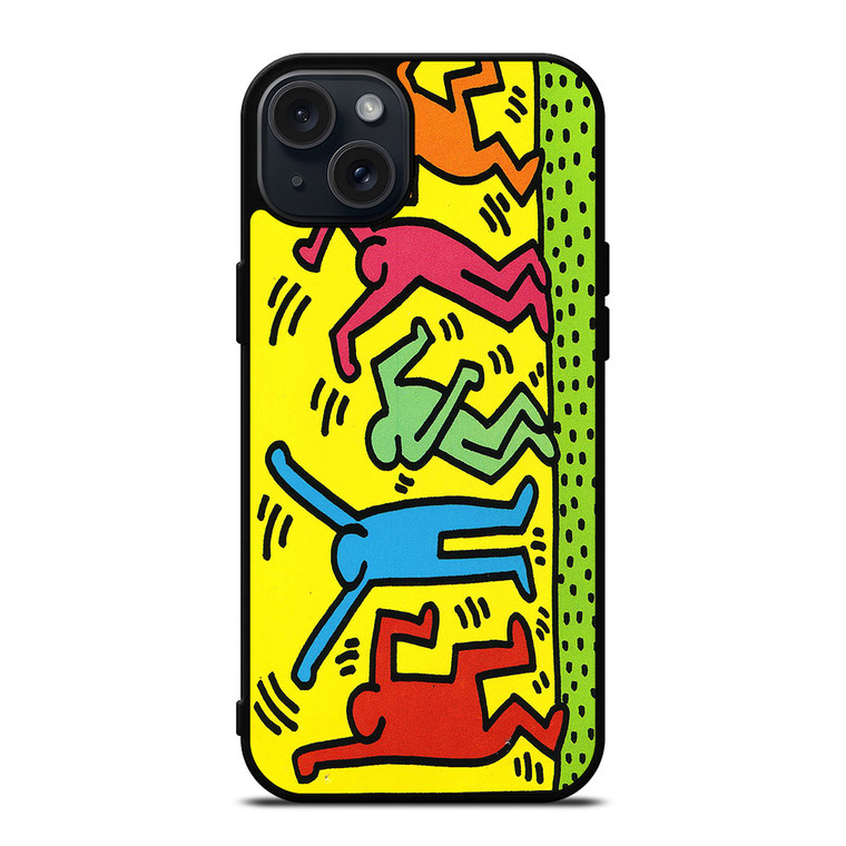 KEITH HARING ART iPhone 15 Plus Case Cover KEITH HARING ART iPhone 15 Plus Case Cover