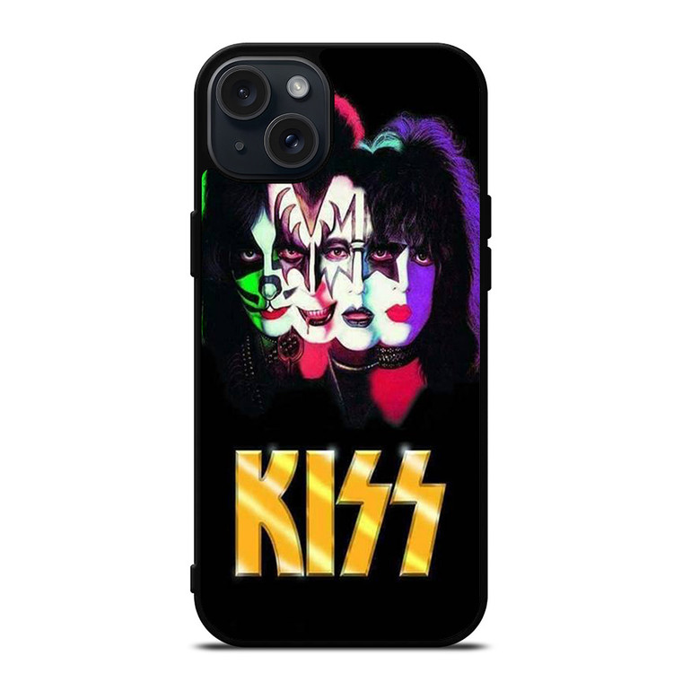 KISS BAND ROCK POSTER iPhone 15 Plus Case Cover