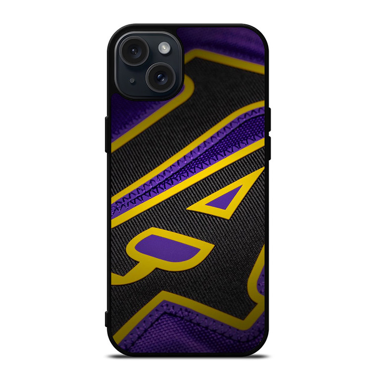 LA LAKERS LOGO JERSEY iPhone 15 Plus Case Cover