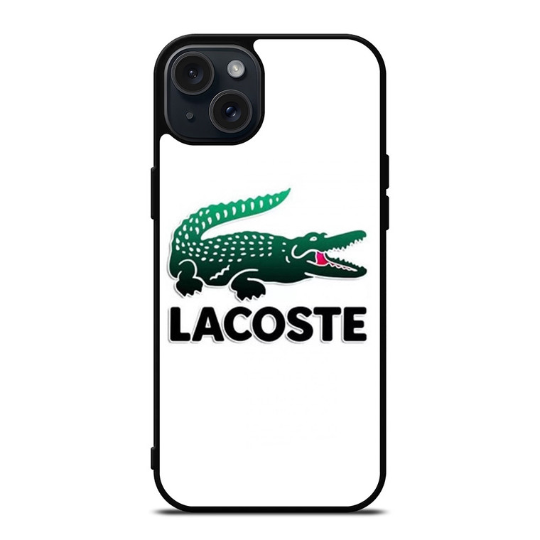 LACOSTE SYMBOL iPhone 15 Plus Case Cover LACOSTE SYMBOL iPhone 15 Plus Case Cover