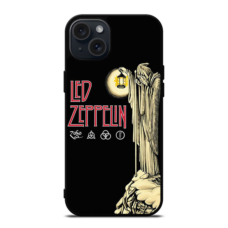 LED ZEPPELIN THE DARKNESS LOGO iPhone 15 Plus Case Cover