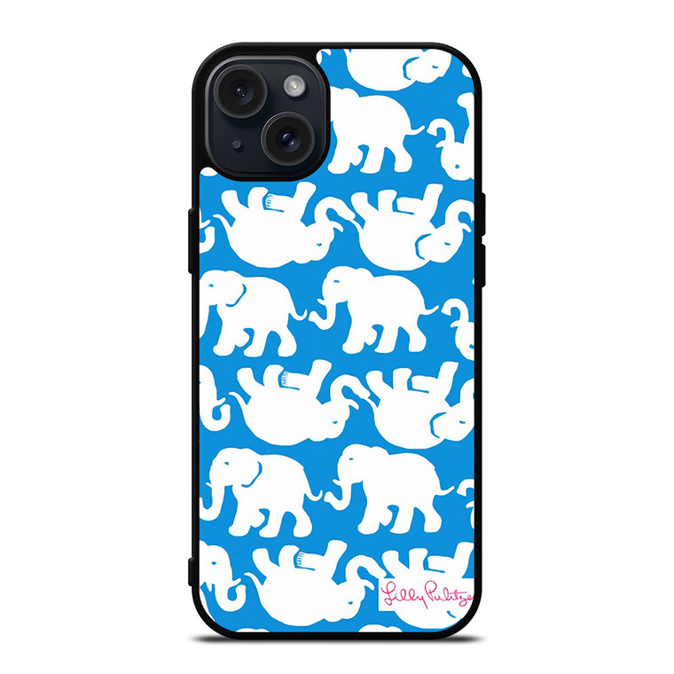 LILLY PULITZER TINY ELEPHANT iPhone 15 Plus Case Cover