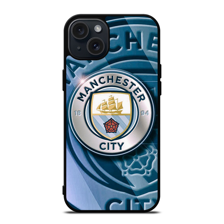 MANCHESTER CITY LOGO iPhone 15 Plus Case Cover