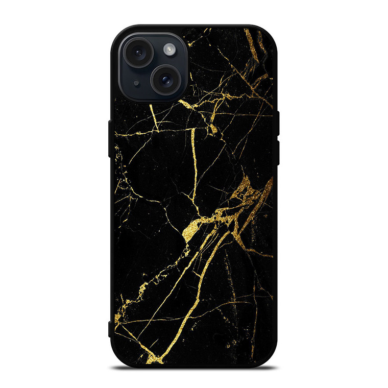 MARBLE GOLD PATTERN iPhone 15 Plus Case Cover