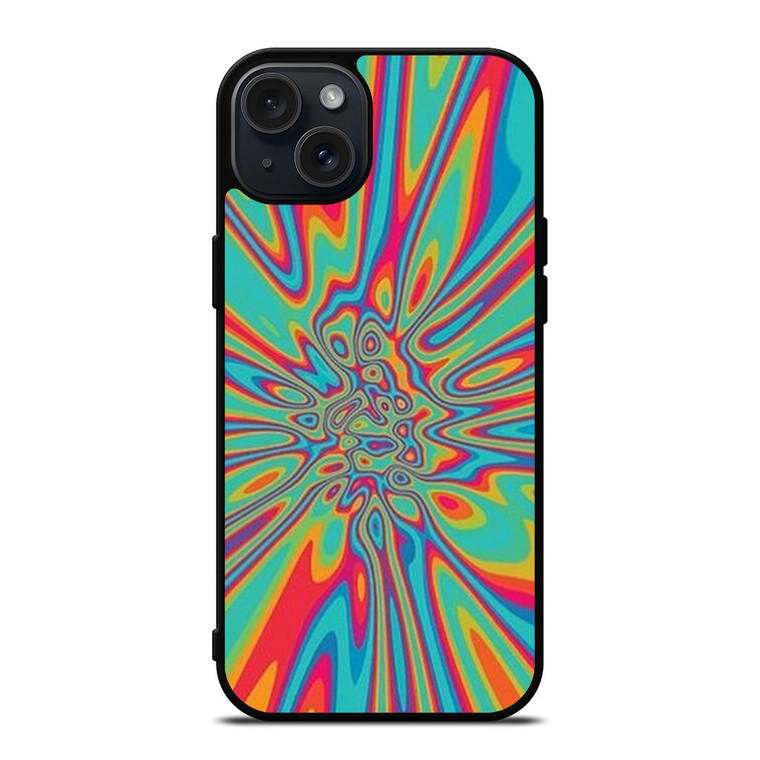 MELTED COLORFUL CHROME iPhone 15 Plus Case Cover