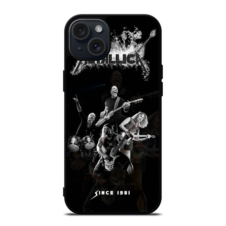 METALLICA ROCK BAND iPhone 15 Plus Case Cover