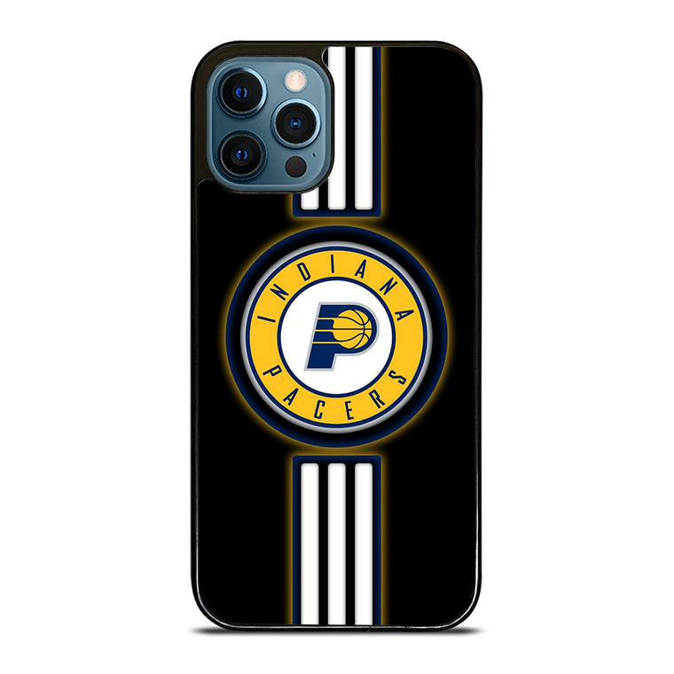 INDIANA PACERS STRIPE LOGO iPhone 12 Pro Max Case Cover