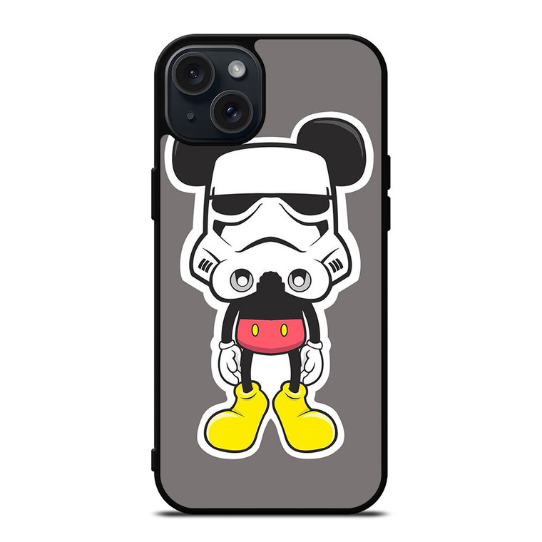 MICKEY MOUSE STORMTROOPER STAR WARS iPhone 15 Plus Case Cover
