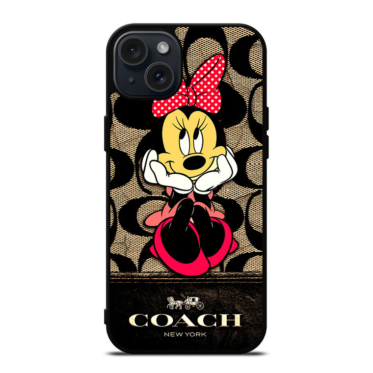 MINNIE MOUSE COACH iPhone 15 Plus Case Cover
