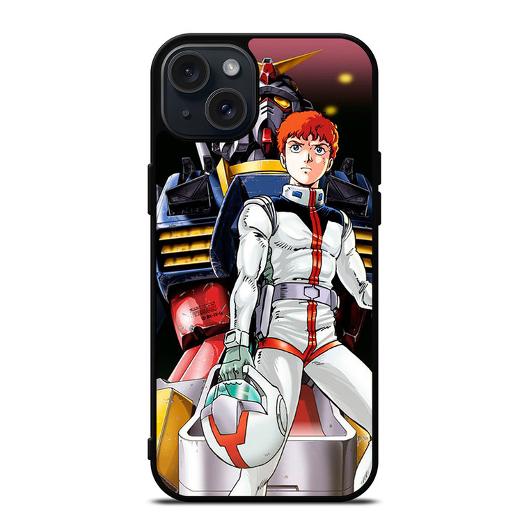 MOBILE SUITE GUNDAM AMURO RAY iPhone 15 Plus Case Cover