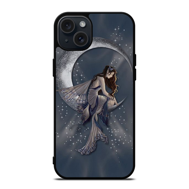 MOON FAIRY DRAGONFLY ART iPhone 15 Plus Case Cover
