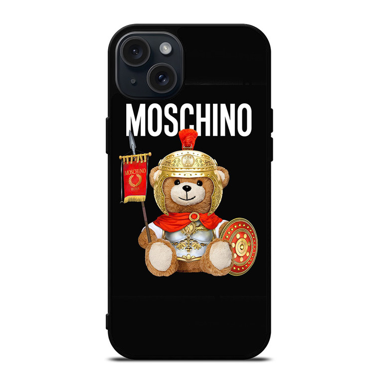 MOSCHINO BEAR ROMAN iPhone 15 Plus Case Cover MOSCHINO BEAR ROMAN iPhone 15 Plus Case Cover